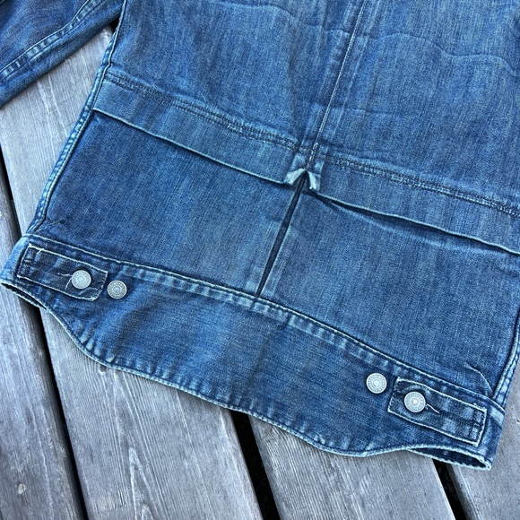 Levi's Commuter Slim Denim Trucker Jacket Sz S - Picture 8 of 8